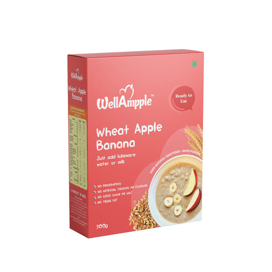 First weaning Wheat apple banana ready to eat 300gms