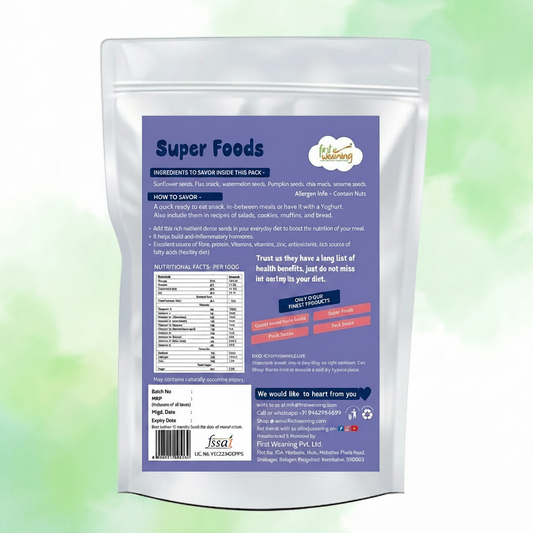 First Weaning 6 in 1 Roasted Seeds Mix 200 g