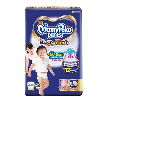 MamyPoko Pants Extra Absorb Baby Diapers, Extra Extra Large (XXL size)