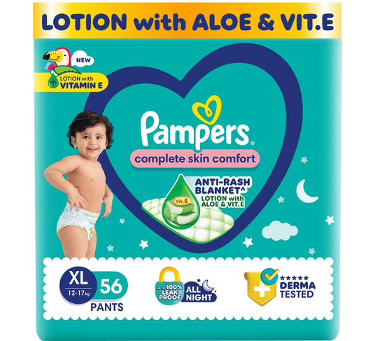 Pampers Complete Skin Comfort Pants, Anti-rash blanket