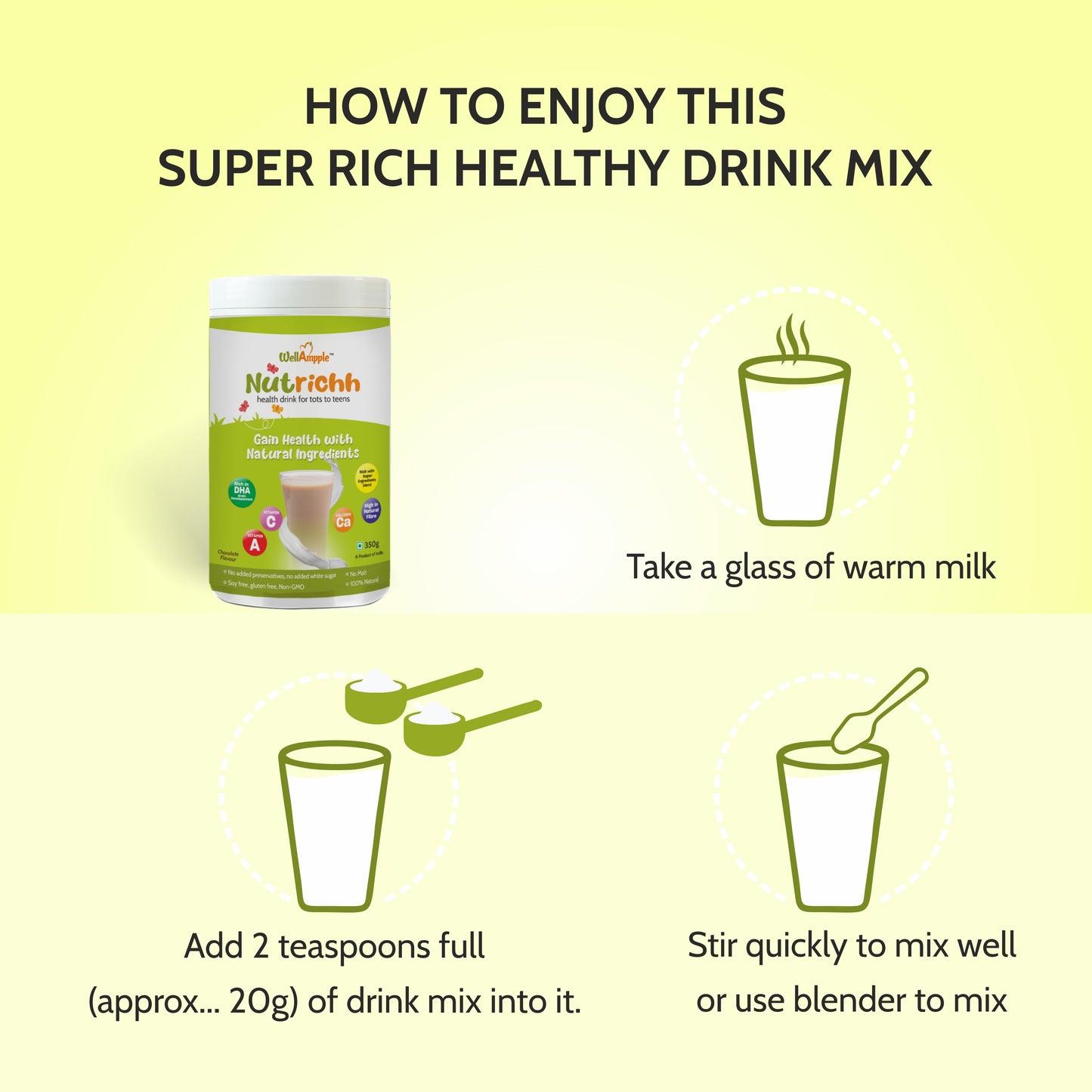 NUTRICHH – health drink for kids