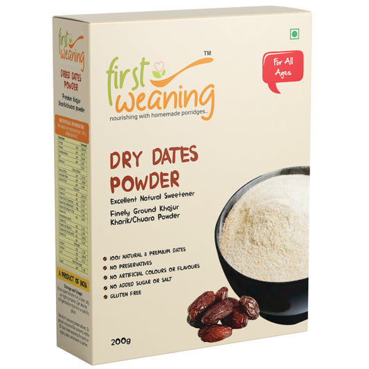 First weaning 100% Organic Natural Sweetener Date Powder - 300 g