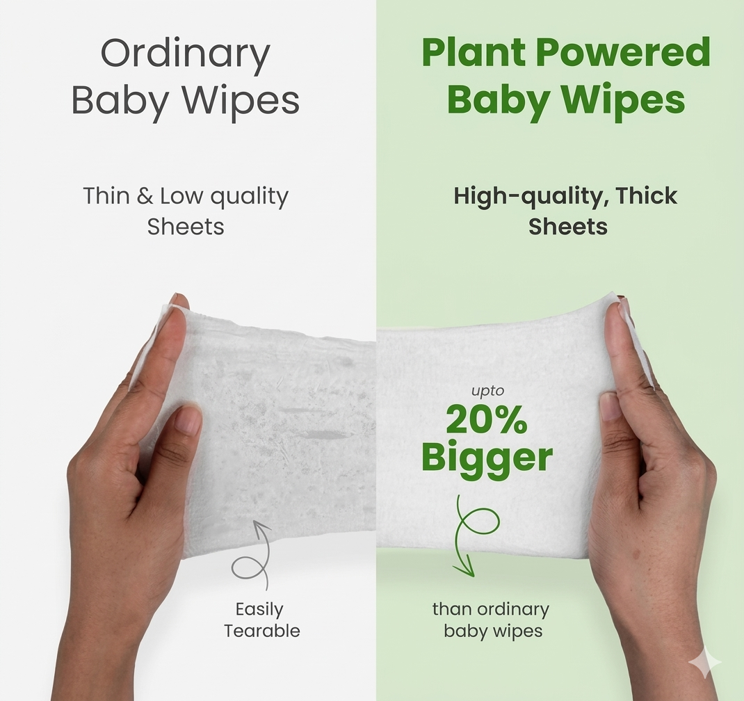 Premium Baby Wipes| 99% pure water | scented | Pack of 2