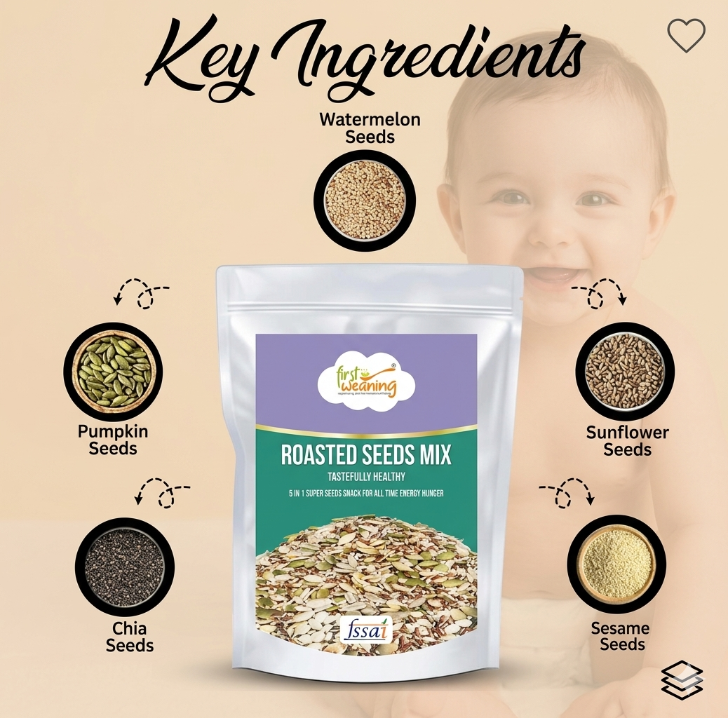 First Weaning 6 in 1 Roasted Seeds Mix 200 g
