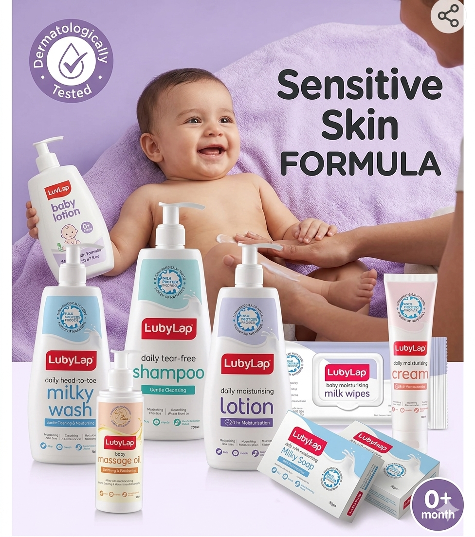 Babyhug Daily Head to Toe Milky Wash 400ml- Pack of 2
