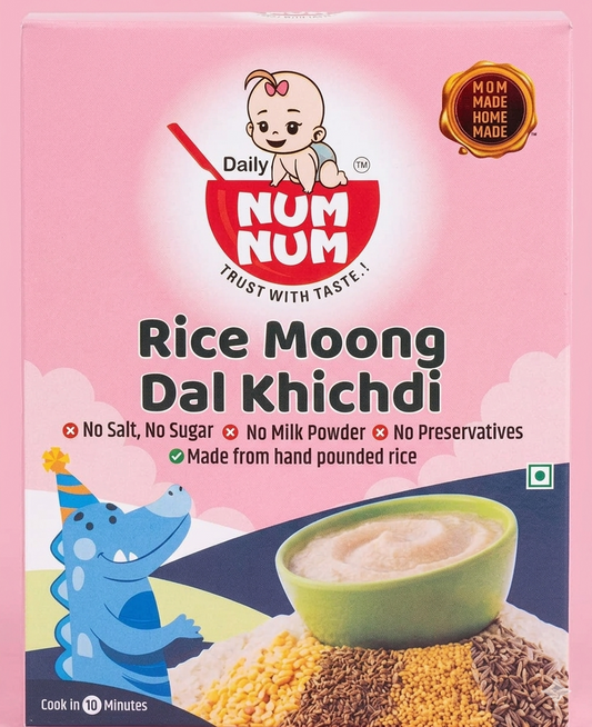 First weaning  Instant No Added Sugar, No Salt, Moong Dal Khichdi Easy To Digest Healthy Cereal - 200 gm