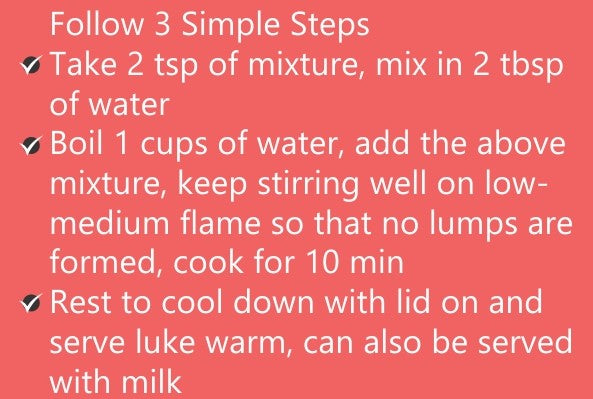 First Weaning - Kids Sprouted Ragi-7+ months -200gm package