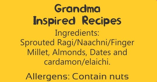 First Weaning - Kids Sprouted Ragi-7+ months -200gm package