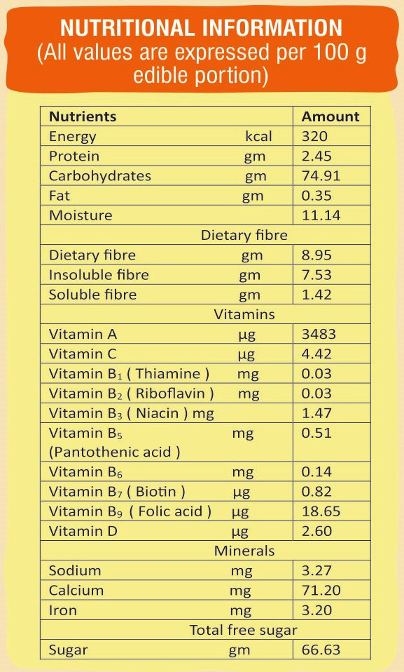 First weaning 100% Organic Natural Sweetener Date Powder - 300 g