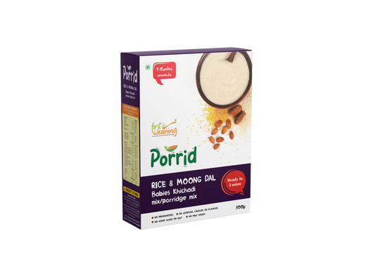 First Weaning- Rice & Moongdal Cereal 9+ months 300gm